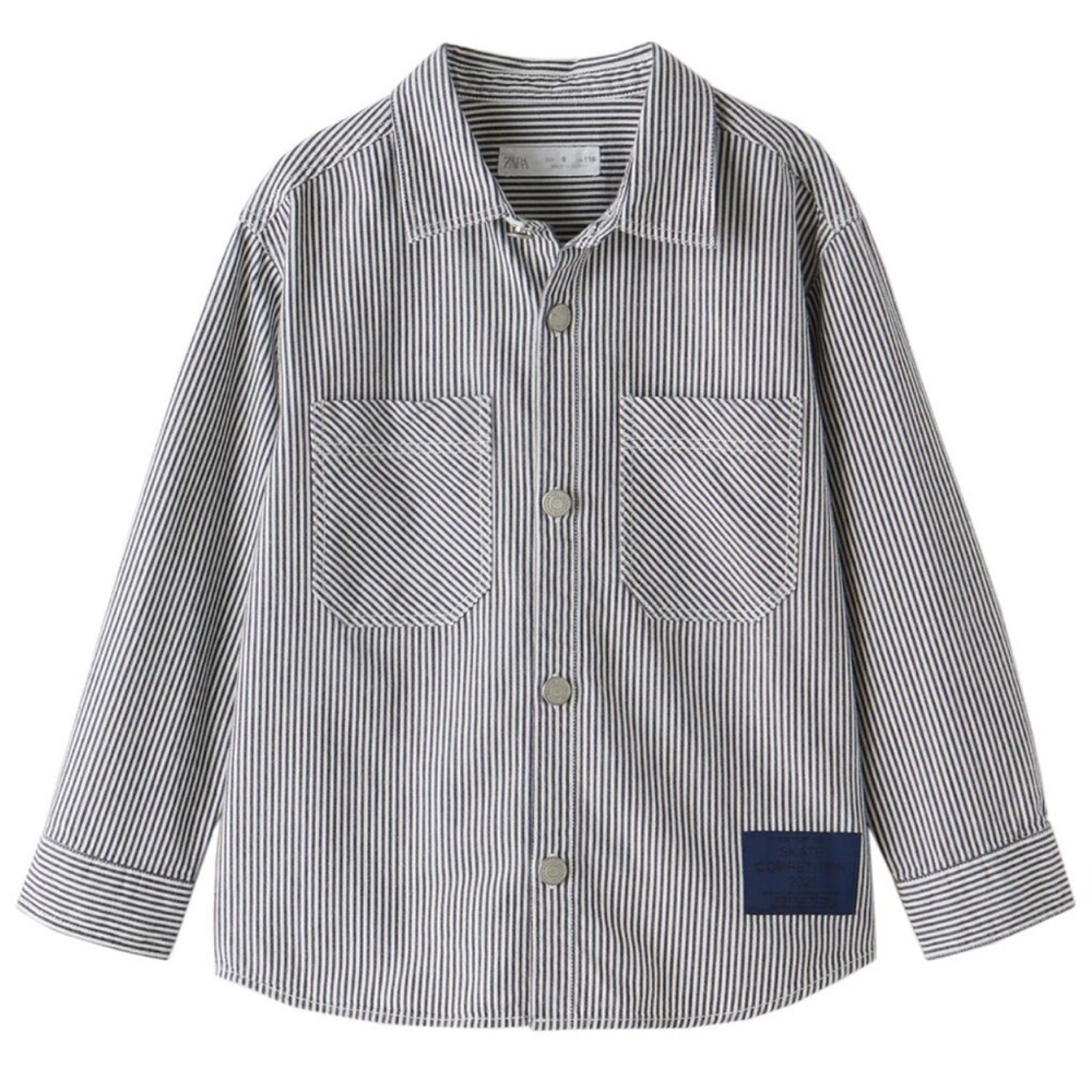 Contrasting Striped Shirt